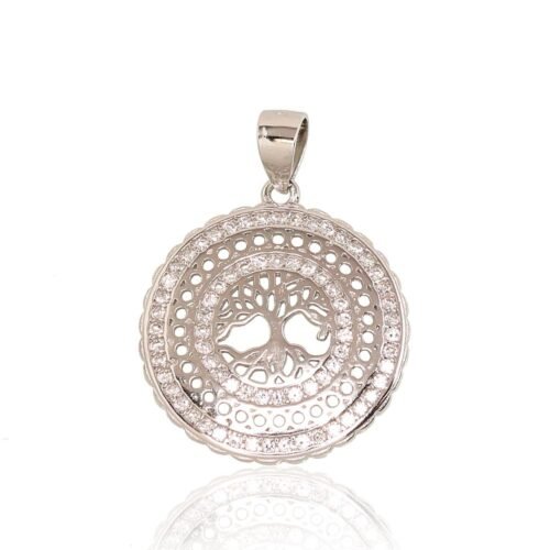Silver pendant with Zirkons