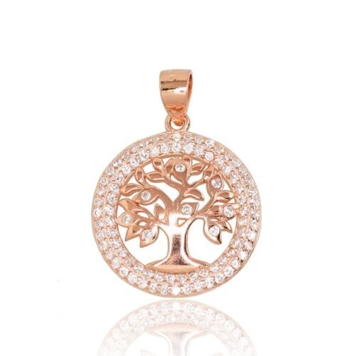 Silver pendant with Zirkons