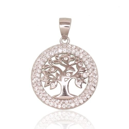 Silver pendant with Zirkons