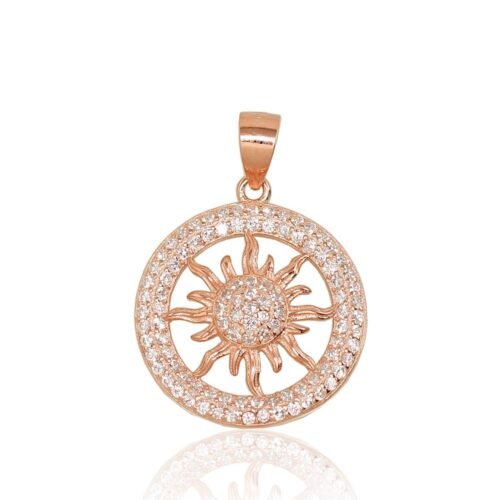 Silver pendant with Zirkons