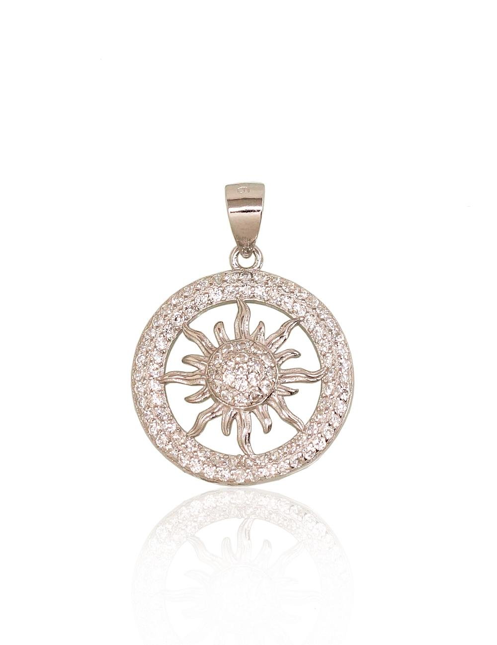 Silver pendant with Zirkons
