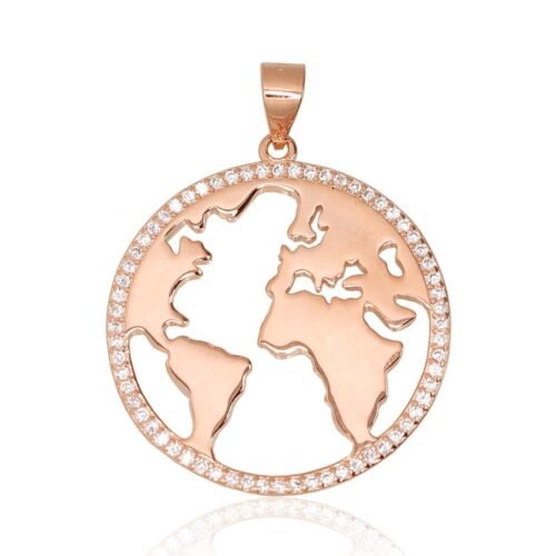 Silver pendant with Zirkons
