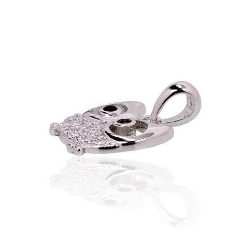 Alternative view of Silver pendant with Zirkons