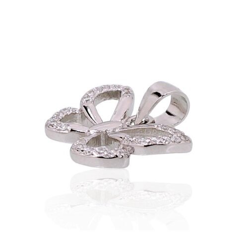 Alternative view of Silver pendant with Zirkons