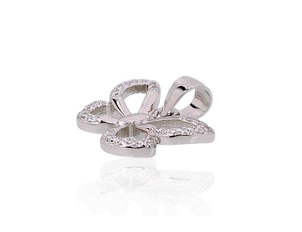 Silver pendant with Zirkons - Image 2