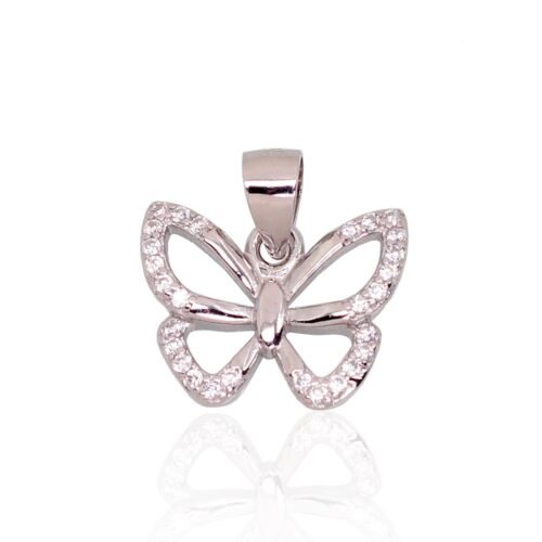 Silver pendant with Zirkons