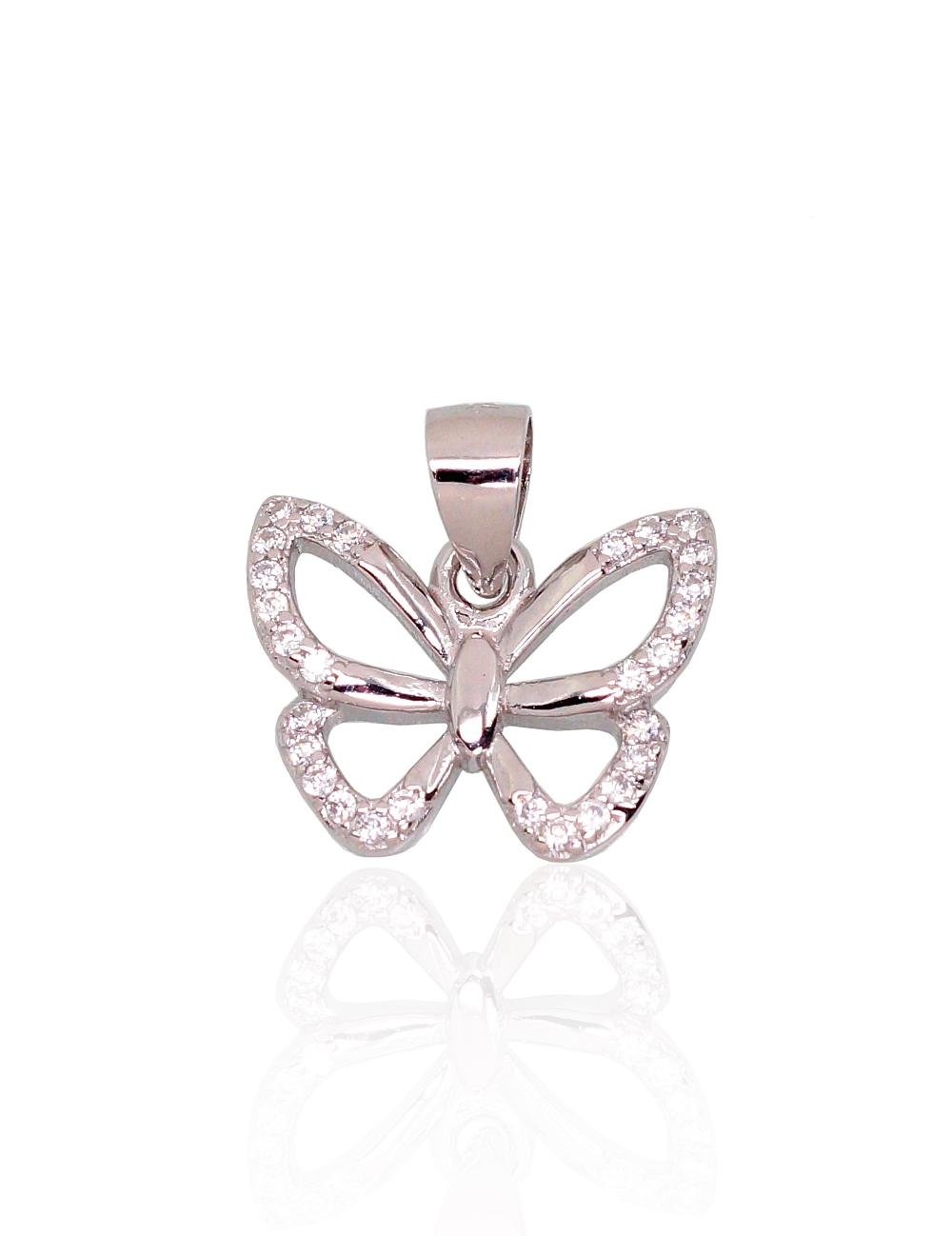 Silver pendant with Zirkons