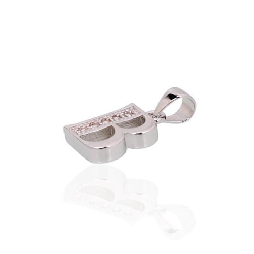 Alternative view of Silver pendant with Zirkons
