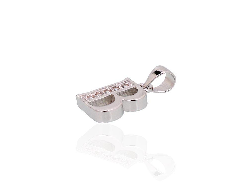 Silver pendant with Zirkons - Image 2