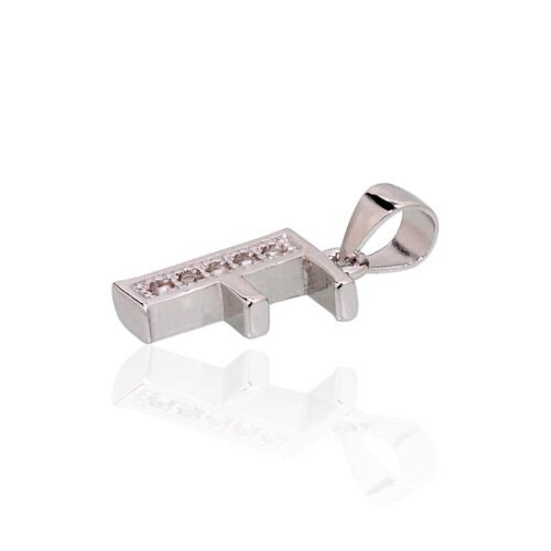 Alternative view of Silver pendant with Zirkons