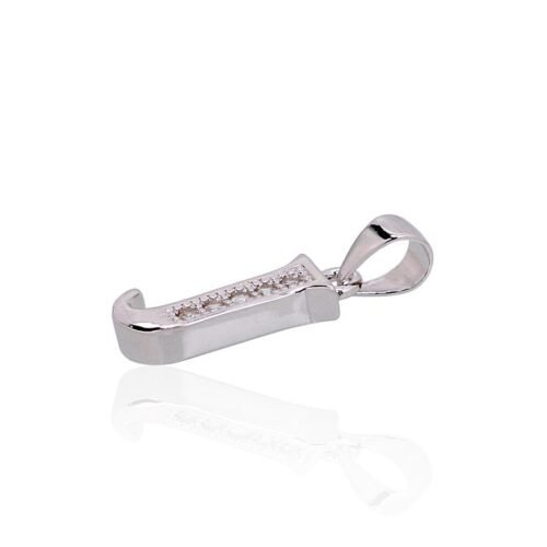 Alternative view of Silver pendant with Zirkons
