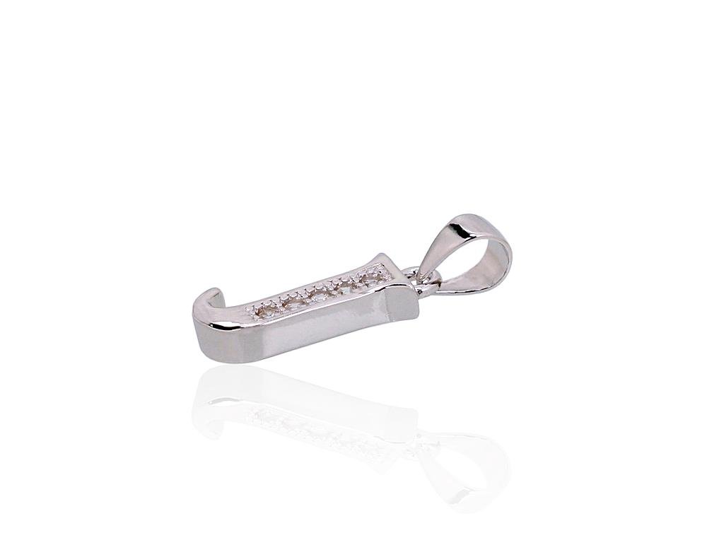 Silver pendant with Zirkons - Image 2