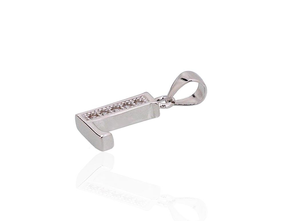 Silver pendant with Zirkons - Image 2