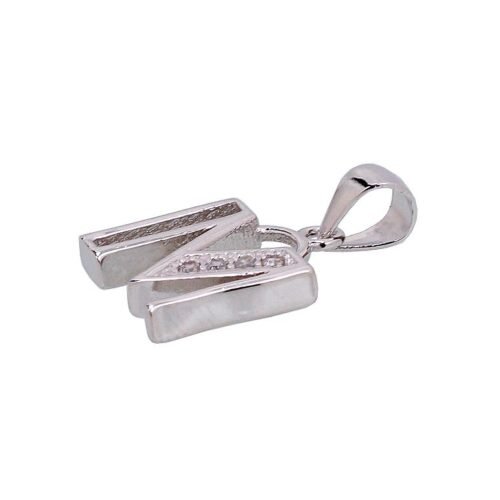 Alternative view of Silver pendant with Zirkons