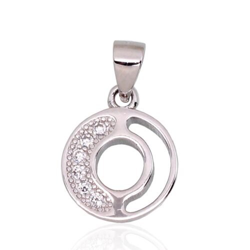 Silver pendant with Zirkons