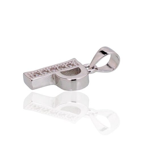 Alternative view of Silver pendant with Zirkons