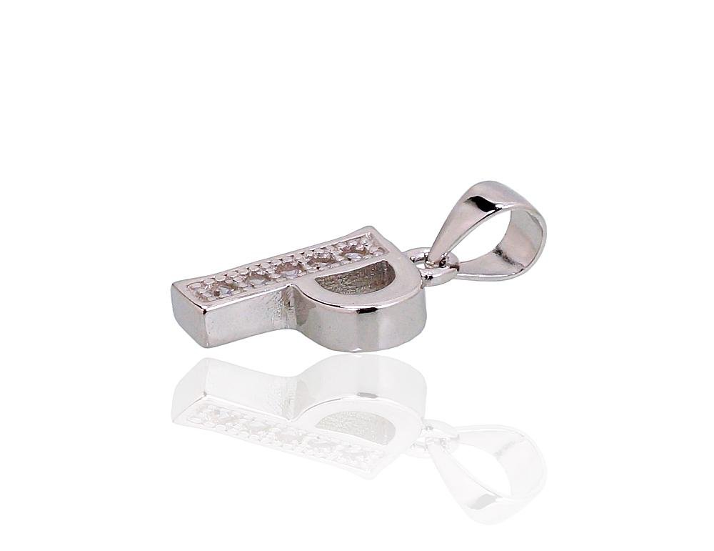Silver pendant with Zirkons - Image 2