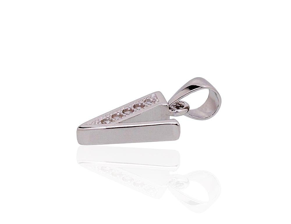 Silver pendant with Zirkons - Image 2