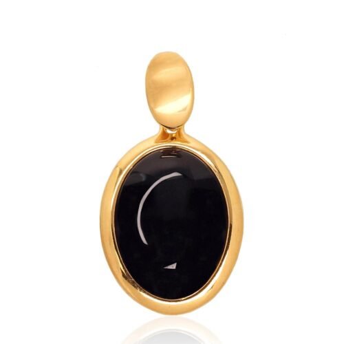 Silver pendant with Onix
