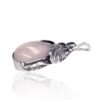 Silver pendant with Pink Quarz - Image 2