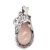 Silver pendant with Pink Quarz