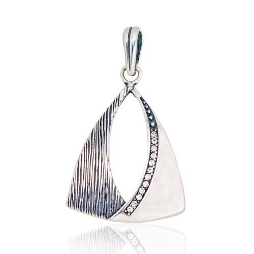 Silver pendant with Zirkons