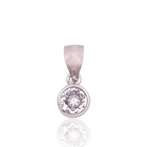 Silver pendant with Zirkons