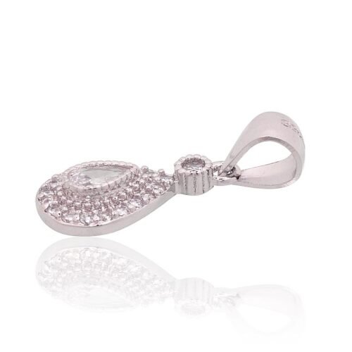Alternative view of Silver pendant with Zirkons