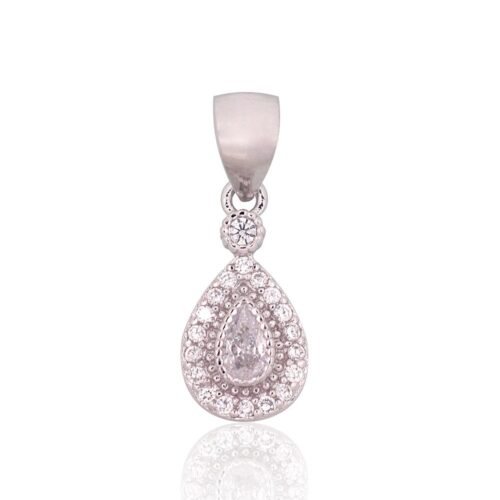 Silver pendant with Zirkons