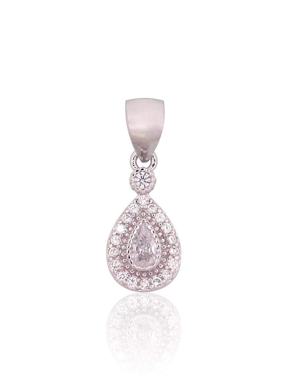 Silver pendant with Zirkons
