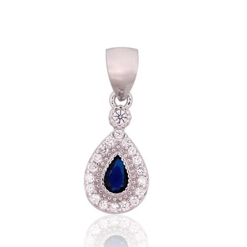 Silver pendant with Zirkons