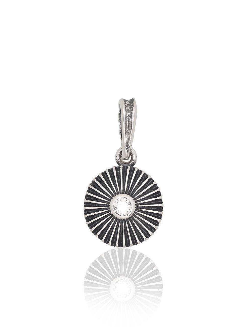Silver pendant with Zirkons