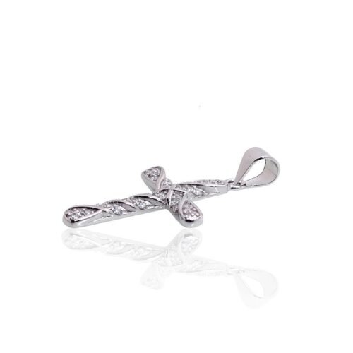 Alternative view of Silver pendant with Zirkons