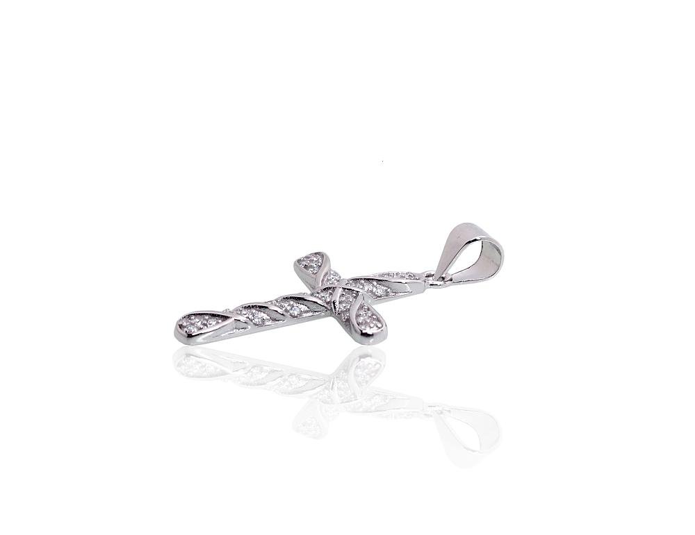 Silver pendant with Zirkons - Image 2