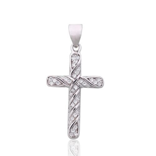 Silver pendant with Zirkons