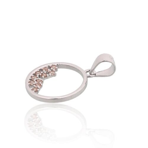 Alternative view of Silver pendant with Zirkons