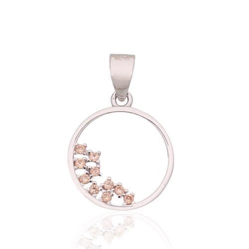 Silver pendant with Zirkons