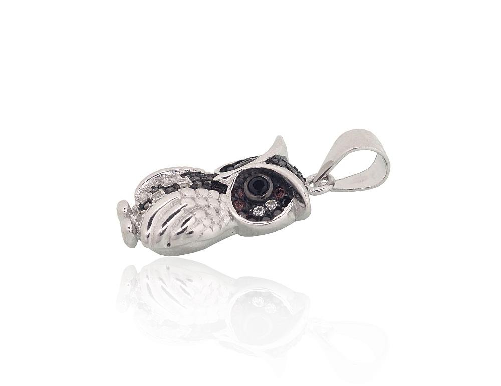 Silver pendant with Zirkons - Image 2