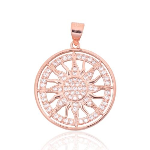 Silver pendant with Zirkons