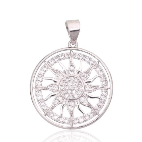 Silver pendant with Zirkons
