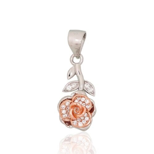 Silver pendant with Zirkons