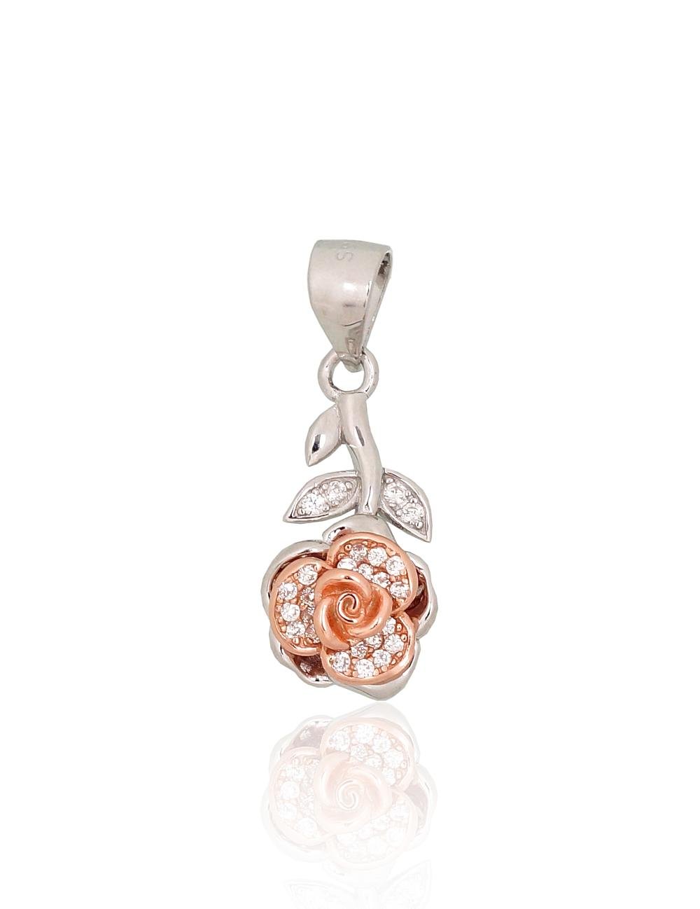 Silver pendant with Zirkons