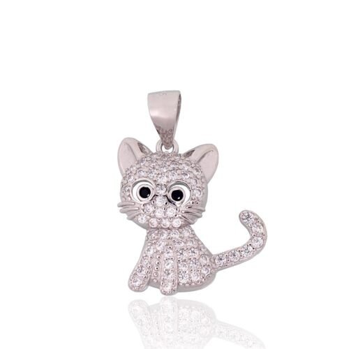 Silver pendant with Zirkons