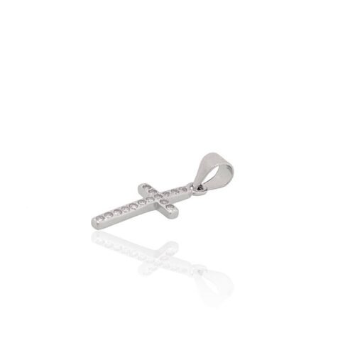 Alternative view of Silver pendant with Zirkons