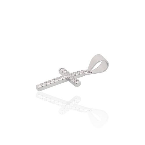 Alternative view of Silver pendant with Zirkons