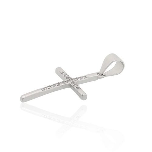 Alternative view of Silver pendant with Zirkons