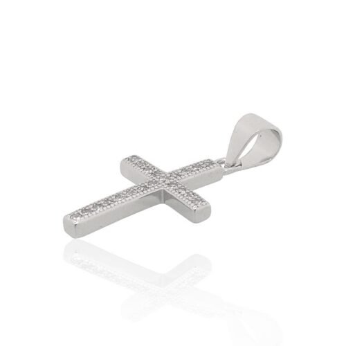 Alternative view of Silver pendant with Zirkons