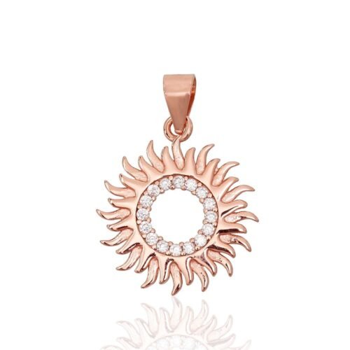 Silver pendant with Zirkons