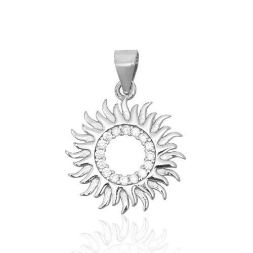 Silver pendant with Zirkons