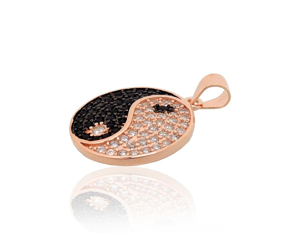 Silver pendant with Zirkons - Image 2